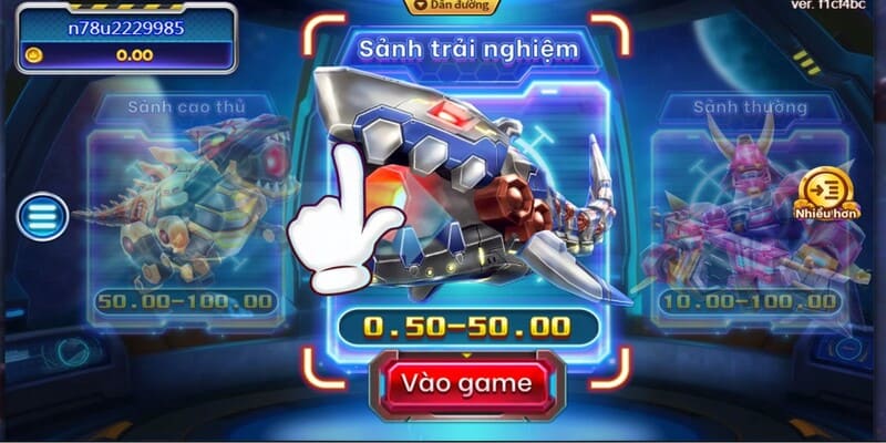 Sảnh game bắn cá vũ trụ hấp dẫn